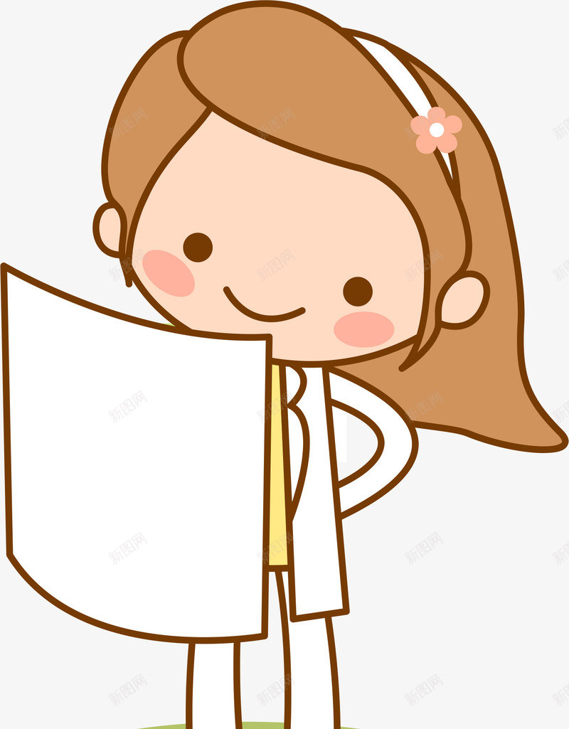 女性医生png免抠素材_88icon https://88icon.com AI 医生 卡通 女医生 手绘 白衣天使 线条