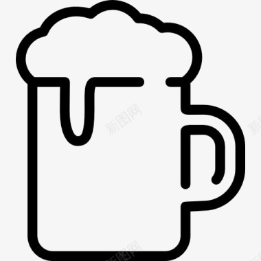 饮料图片瓶啤酒图标图标