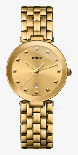 雷达腕表金色手表女表素材