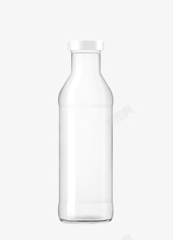 透明玻璃瓶子素材