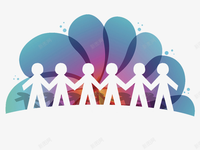 装饰插图热心公益png免抠素材_88icon https://88icon.com 工艺 扁平小人 手拉手 热心 热情 装饰插图