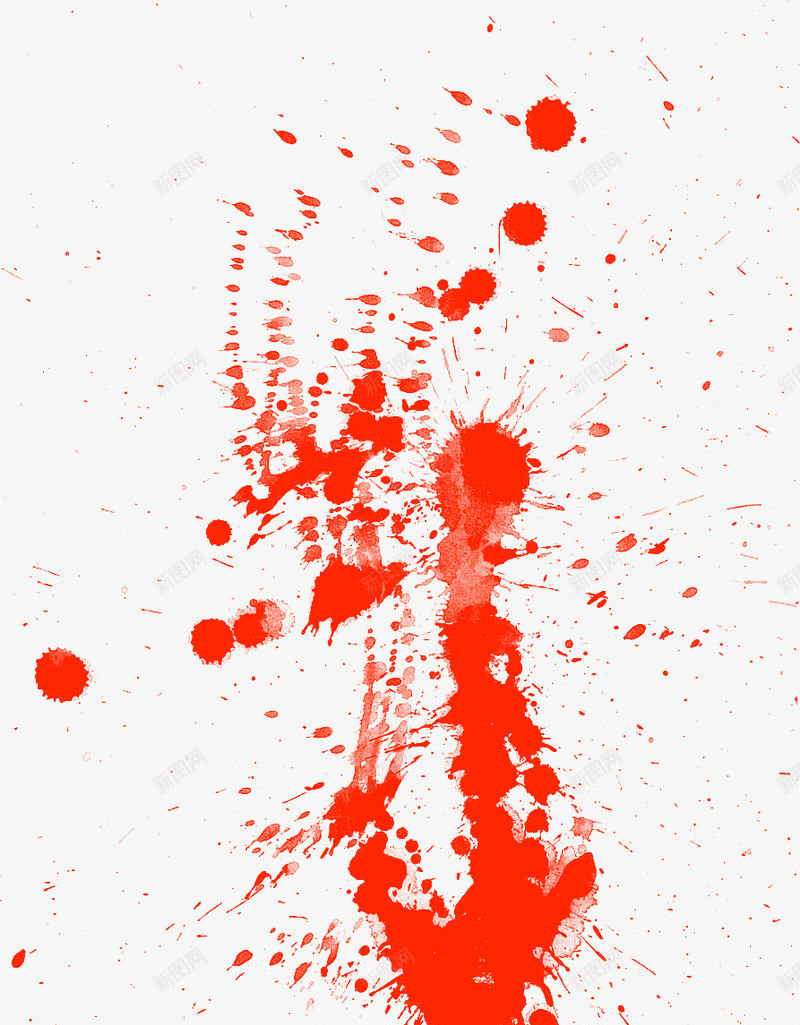 墨墨迹红色墨迹装饰png免抠素材_88icon https://88icon.com 墨迹 红色 装饰