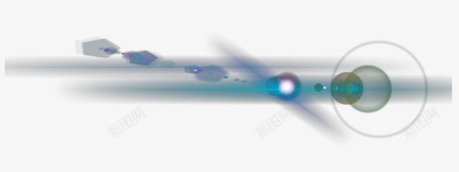 蓝色科技光线png免抠素材_88icon https://88icon.com 光线 科技 蓝色