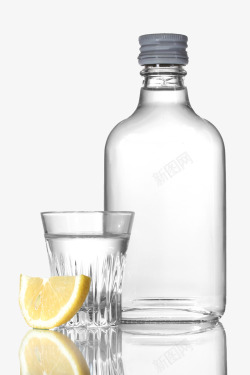 透明玻璃瓶液体素材