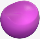 紫色透明圆球素材
