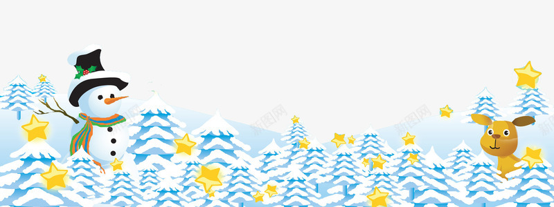下雪雪地装饰边框png免抠素材_88icon https://88icon.com 玩耍 雪人 雪人素材 雪地素材