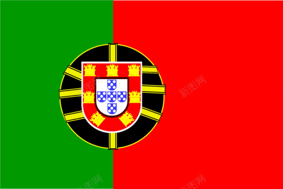 赛车旗葡萄牙国旗图标图标