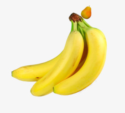 时令果蔬黄色新鲜香蕉高清图片