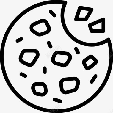 面包甜点卡通饼干图标图标