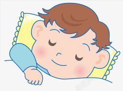 睡不好孩子插图睡着的可爱宝宝高清图片