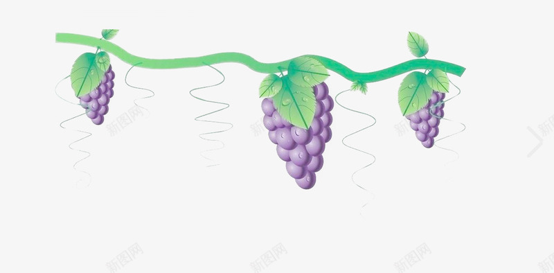 背景葡萄架png免抠素材_88icon https://88icon.com 卡通背景图片 图片葡萄架 紫色的葡萄图片 装饰图案葡萄