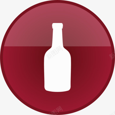 红葡萄葡萄酒LOGO矢量图图标图标