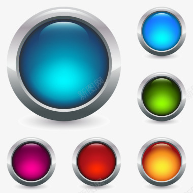 按钮按钮类型彩色按钮图标图标