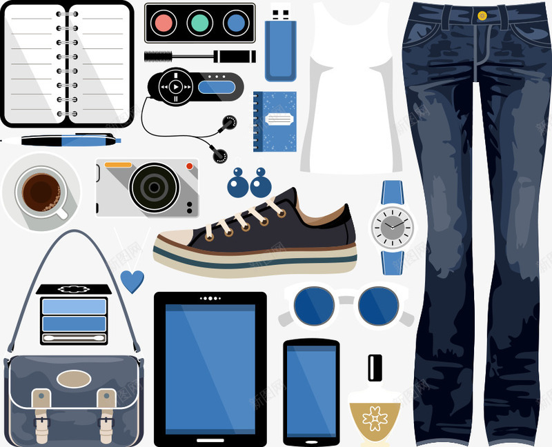 女士衣服和生活用品png免抠素材_88icon https://88icon.com ipad 卡通衣服 女士衣服 生活用品 衣服 裤子