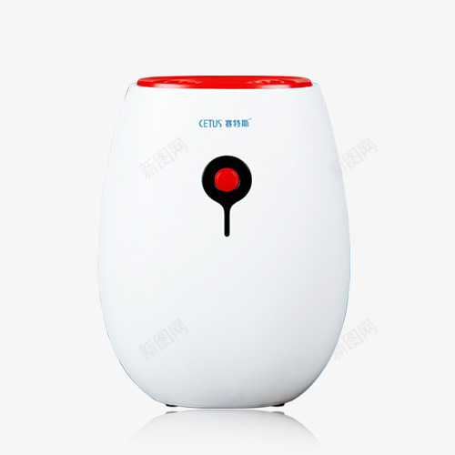 白色加湿器png免抠素材_88icon https://88icon.com 产品实物 加湿器 白色 空气净化 红色按钮