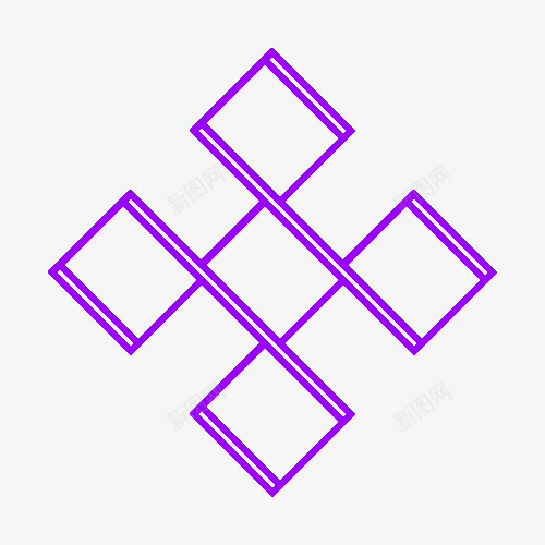 创意紫色几何点缀png免抠素材_88icon https://88icon.com 几何点缀 创意素材 点缀素材 紫色 紫色几何 紫色点缀
