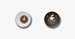 VI延展咖啡室企业徽章高清图片