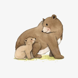 熊宝宝棕色的熊高清图片
