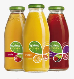 实物苹果汁springvalley果汁高清图片