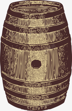 木制的酒桶素材