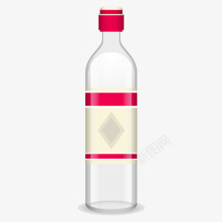 酒水饮料瓶子矢量图素材