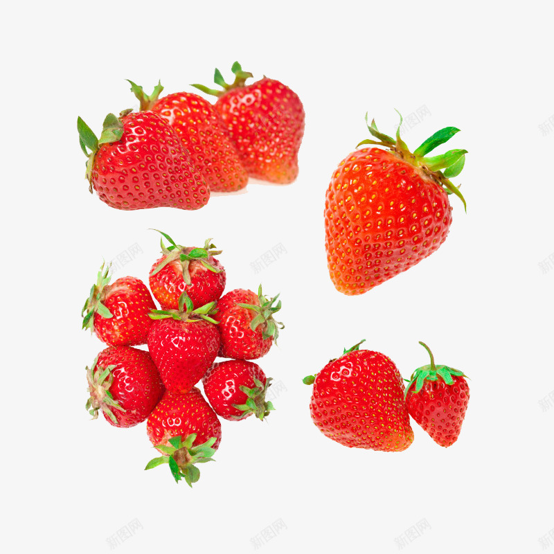 新鲜红色草莓合集png免抠素材_88icon https://88icon.com 合集 新鲜 红色 草莓