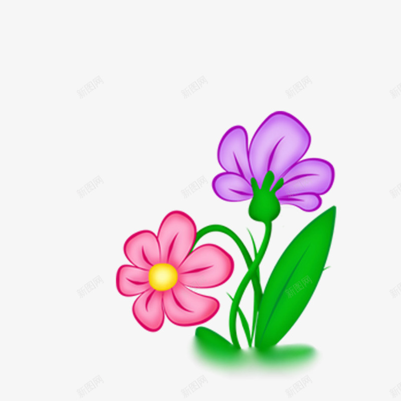 花草png免抠素材_88icon https://88icon.com 卡通 可爱 小花 清新