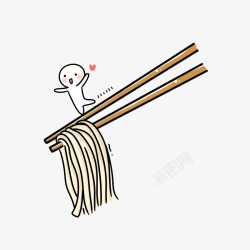 面条小人素材