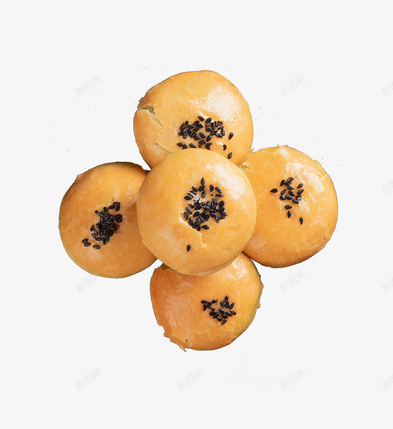 豆沙蛋黄酥png免抠素材_88icon https://88icon.com 芝麻 蛋黄酥 豆沙 食品