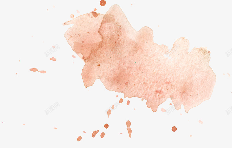 水彩墨迹清新彩绘png免抠素材_88icon https://88icon.com 墨迹 彩绘 水彩 清新