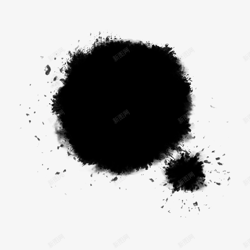 墨迹毛笔艺术喷墨png免抠素材_88icon https://88icon.com 喷墨 墨迹 毛笔 艺术