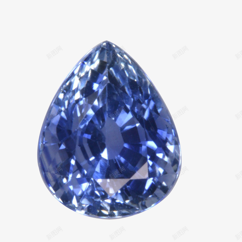 蓝色水晶png免抠素材_88icon https://88icon.com 水晶 泪滴型水晶 玻璃 蓝色 钻石 锆石 饰品