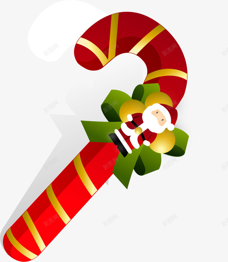 圣诞老人拐杖糖果png免抠素材_88icon https://88icon.com Christma Christmas Merry 圣诞快乐 圣诞老人 圣诞节 拐杖糖果