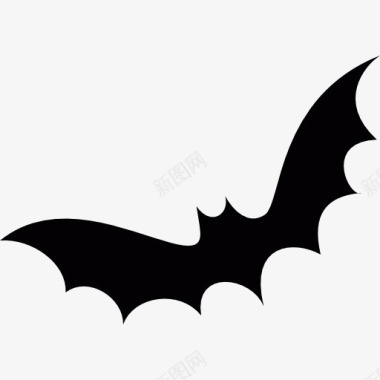 飞翔的书籍蝙蝠飞行图标图标