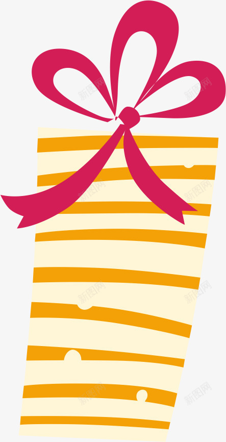 橙色线条礼盒png免抠素材_88icon https://88icon.com AI 丝带 卡通 可爱 手绘 橙色 礼包 礼品 礼物 礼盒 线条 蝴蝶结