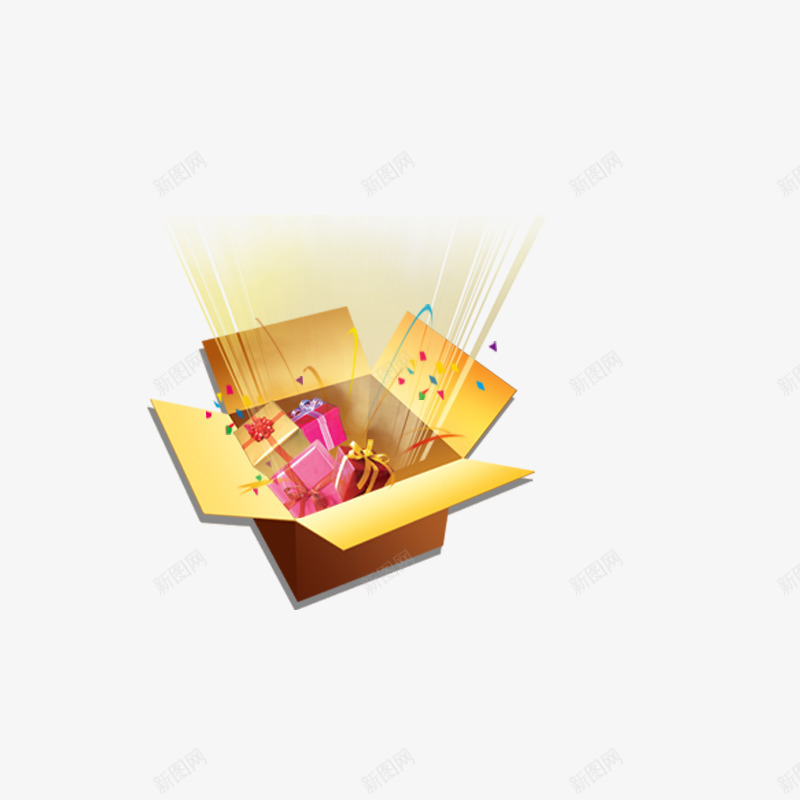 礼盒png免抠素材_88icon https://88icon.com 过节礼品