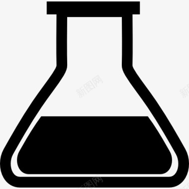 化学课瓶液体实验图标图标