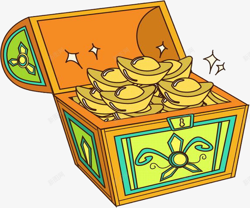 开箱有礼宝箱png免抠素材_88icon https://88icon.com 宝箱 开箱有礼 开箱金元宝 礼品 金元宝 金元宝宝箱