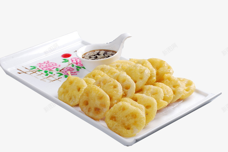 香炸莲藕片png免抠素材_88icon https://88icon.com 小吃 煎炸 莲藕 食品