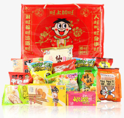 旺旺礼包旺旺休闲食品高清图片