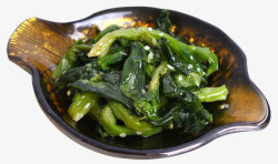 开胃小菜炝拌油菜素材