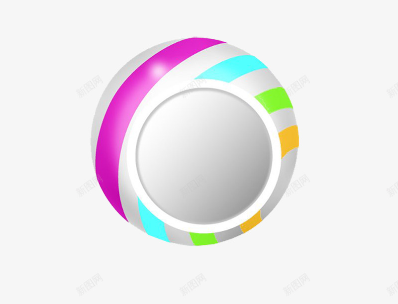 彩色科技圆形圆球png免抠素材_88icon https://88icon.com 圆形 圆球 彩色 眼球