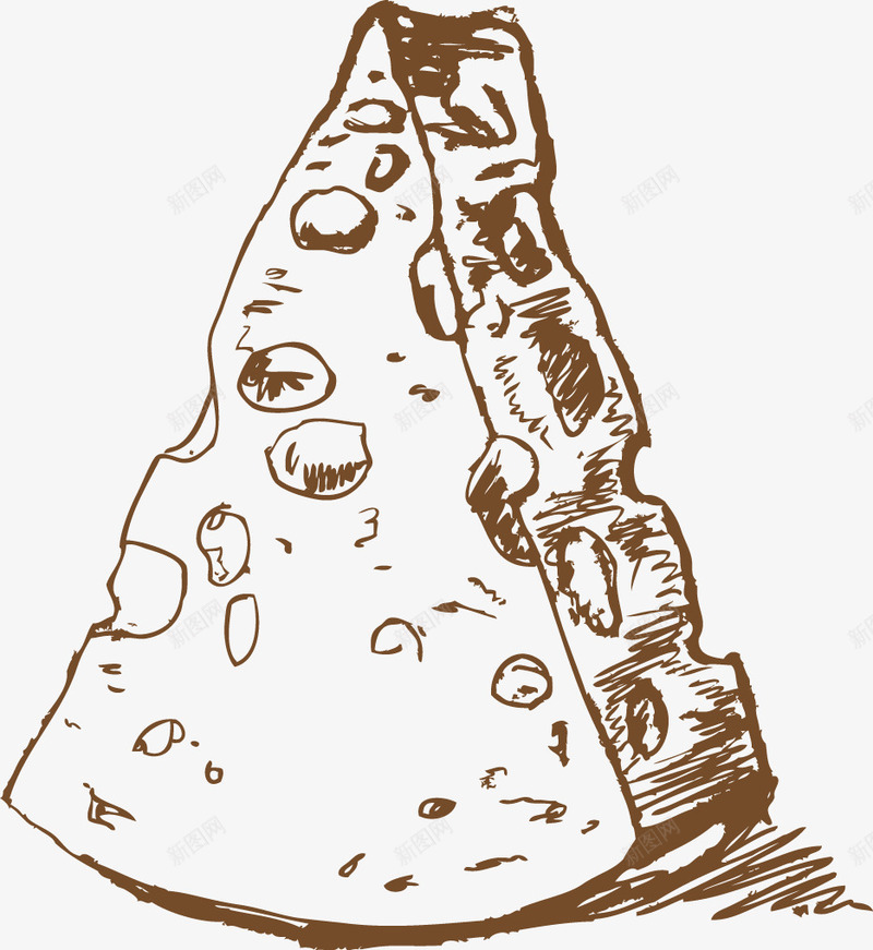卡通手绘奶酪png免抠素材_88icon https://88icon.com 卡通 奶酪 手绘 甜食 简笔画 装饰 食品 食物