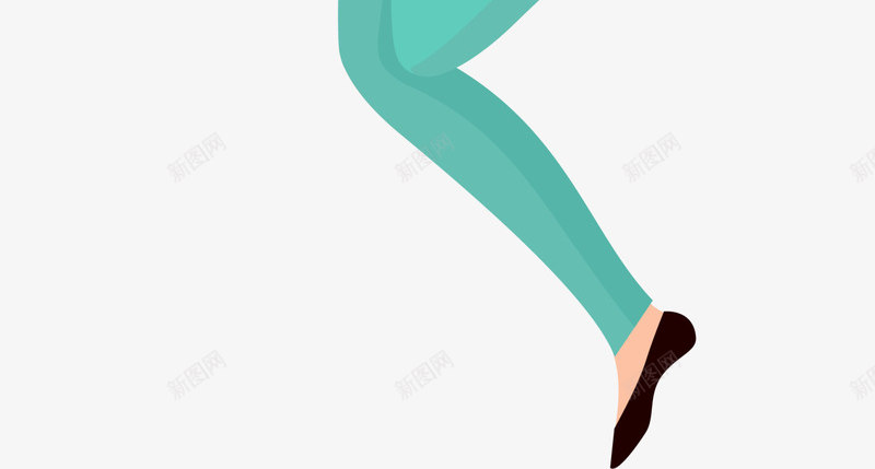 跳跃的美丽女人插画png免抠素材_88icon https://88icon.com 人物插画 女人插画 绿色衣服 美丽女人 跳跃的女人 长发女人