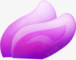 紫色翅膀素材