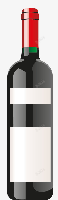 葡萄酒红酒瓶素材
