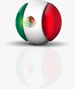 圆球墨西哥圆球矢量图图标图标