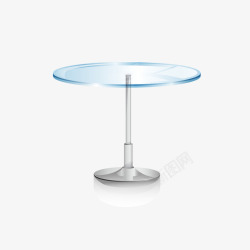 透明的玻璃桌子素材