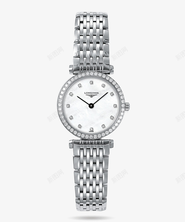 浪琴银色腕表手表女士表png免抠素材_88icon https://88icon.com LONGINES 产品实物 嘉岚系列 女士 女表 手表 机械女表 机械表 浪琴 腕表