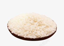新鲜大米蒸熟的大米饭高清图片